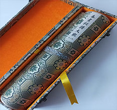 昆都仑书画装裱案例